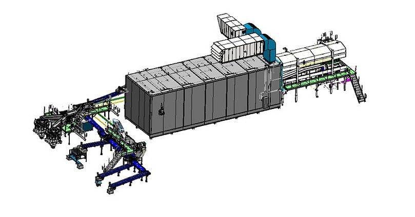 This innovative solution of FoodeQ is used for the production of fresh chips and all kind of other ready-to-cook potato products. This innovative solution of FoodeQ is used for the production of fresh chips and all kind of other ready-to-cook potato products.