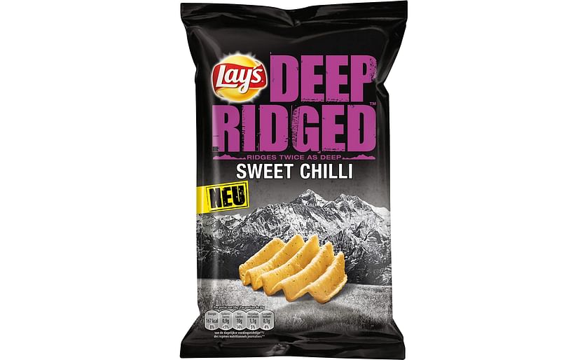 Chilli beef flavour added to Walkers Deep ridged line of Crisps