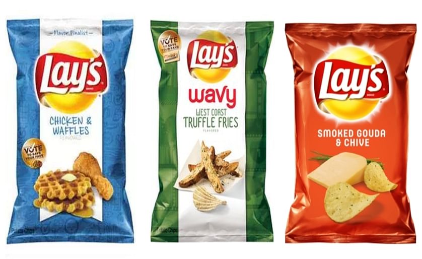 Lay's is bringing back three all-star potato chips flavors:Lay's Smoked Gouda & Chive, Lay's Chicken & Waffles and Lay's Wavy Truffle Fries.