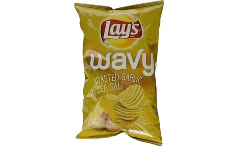 Lay's Wavy Brand New Roasted Garlic & Sea Salt Flavored Potato Chips Just In Time For National Garlic Day Lay's Wavy Brand New Roasted Garlic & Sea Salt Flavored Potato Chips Just In Time For National Garlic Day