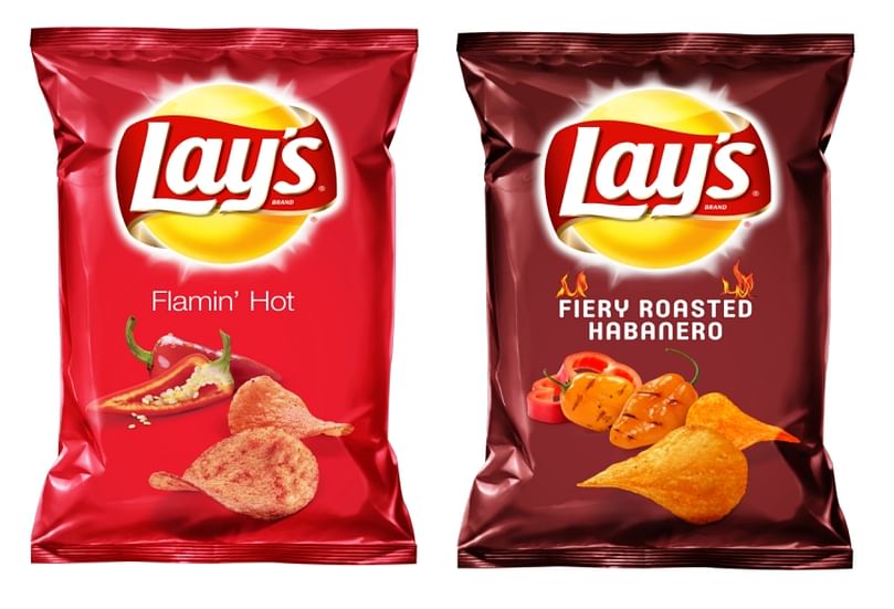 Lay's Flamin' Hot vs. all-new Lay's Fiery Roasted Habanero