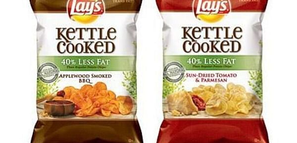  Lays kettle cooked applewood smoked BBQ and sun-dried tomato and parmesan