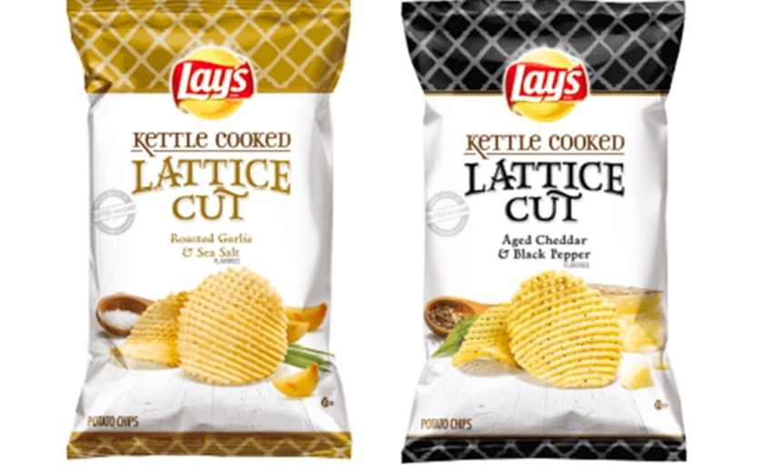 Lay's Kettle Cooked Lattice Cut Potato Chips Serve Up Unique Textures And Flavors