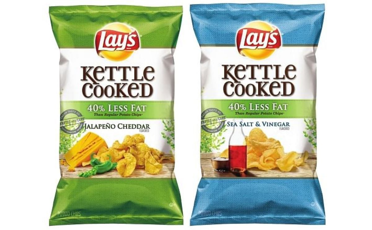 Lay's Kettle Cooked Brand adds two New Flavors With Less Fat