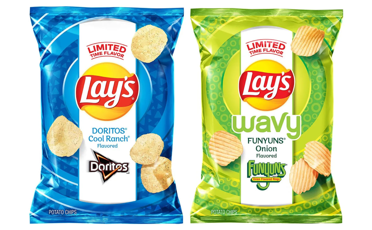 Lays mashed up snack aisle with the newest batch of flavor swap releases Lays mashed up snack aisle with the newest batch of flavor swap releases