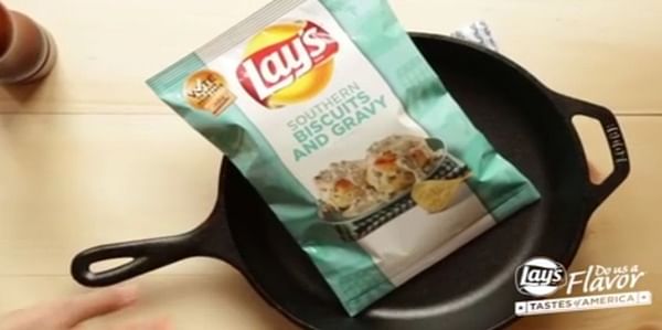 2015 Lays Do-Us-a-Flavor winner (US): Southern Biscuits and Gravy