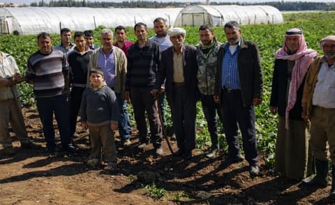 North Lebanon potato farmers protest imports from Egypt North Lebanon potato farmers protest imports from Egypt