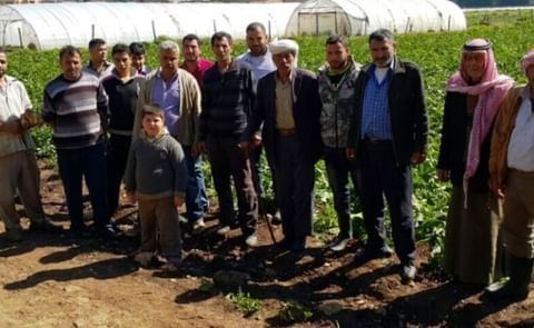 North Lebanon potato farmers protest imports from Egypt North Lebanon potato farmers protest imports from Egypt