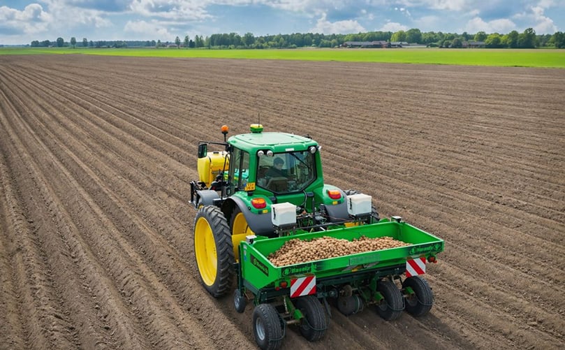 Planting of the Libra potato variety is underway as preparations for Aardappeldemodag 2026