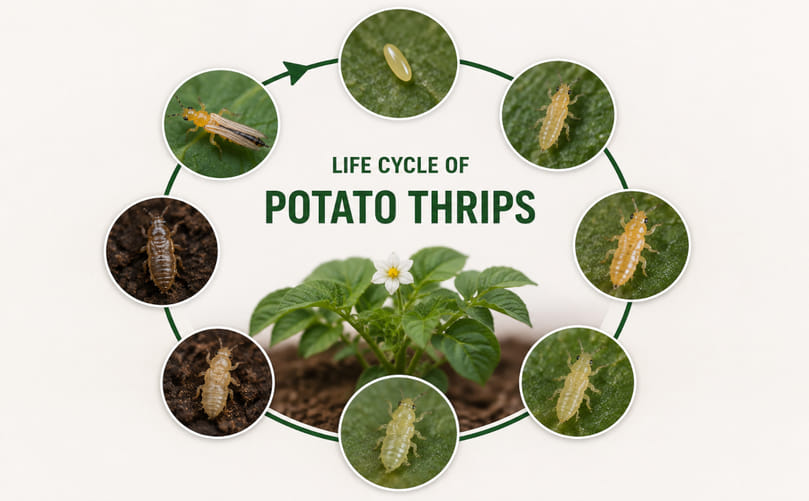 Potato Thrips: Egg to Adult Life Cycle Potato Thrips: Egg to Adult Life Cycle