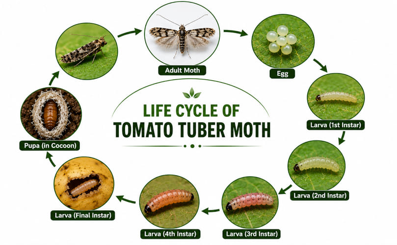 Understanding the Life Cycle and Development of Tomato Tuber Moth