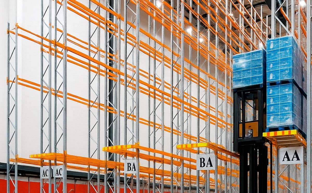 Linpac Storage Systems: VNA racking solution United Biscuits