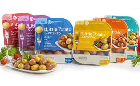 Driven by consumer feedback, The Little Potato Company's Microwave Ready and Oven|Grill Ready Kits have gotten a fresh look, more functional packaging and two delicious new flavors: Tomato Basil and Roasted Red Pepper & Onion. Driven by consumer feedback, The Little Potato Company's Microwave Ready and Oven|Grill Ready Kits have gotten a fresh look, more functional packaging and two delicious new flavors: Tomato Basil and Roasted Red Pepper & Onion.