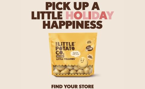 The Little Potato Company spreads a little holiday happiness with new campaign. The Little Potato Company spreads a little holiday happiness with new campaign.