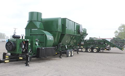 Lockwood's Separator ACS-8 cleans your potatoes with air. Lockwood's Separator ACS-8 cleans your potatoes with air.