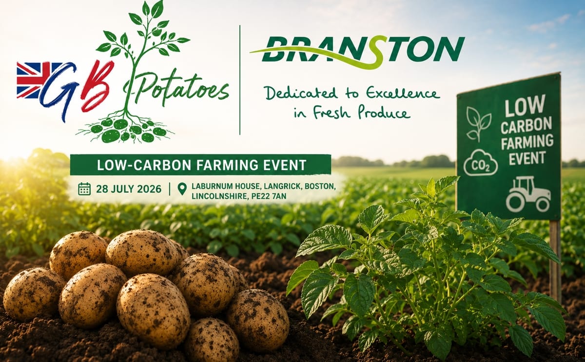GB Potatoes and Branston to Host Low-Carbon Farming Event as Industry Gains Stronger Voice in UK Horticulture Policy