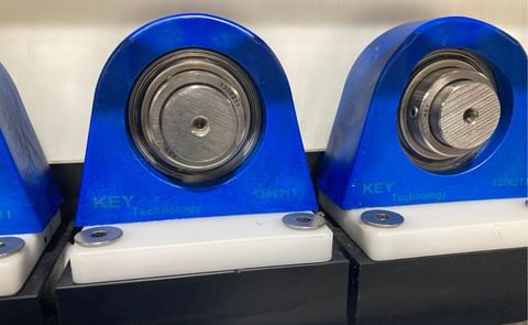 Key Technology's new Lubed for Life bearings for their Rotary Sizing and Grading Systems Key Technology's new Lubed for Life bearings for their Rotary Sizing and Grading Systems