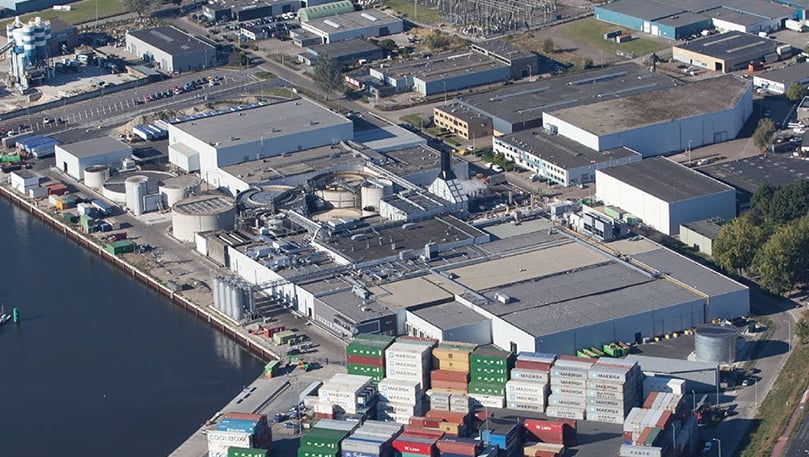 Aerial view of the Lamb Weston's Bergen op Zoom plant after the expansion with the Premium Product Line (October 2016) Aerial view of the Lamb Weston's Bergen op Zoom plant after the expansion with the Premium Product Line (October 2016)
