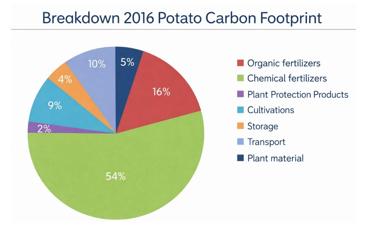 Los fertilizantes químicos y orgánicos son los que más influyen en la huella de carbono agrícola (un 70% combinado).