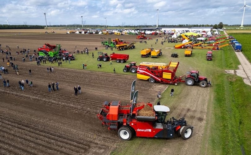 Live demonstrations on the 25-hectare Alegria demo fields highlighted cutting-edge harvesting technologies under ideal weather conditions. Live