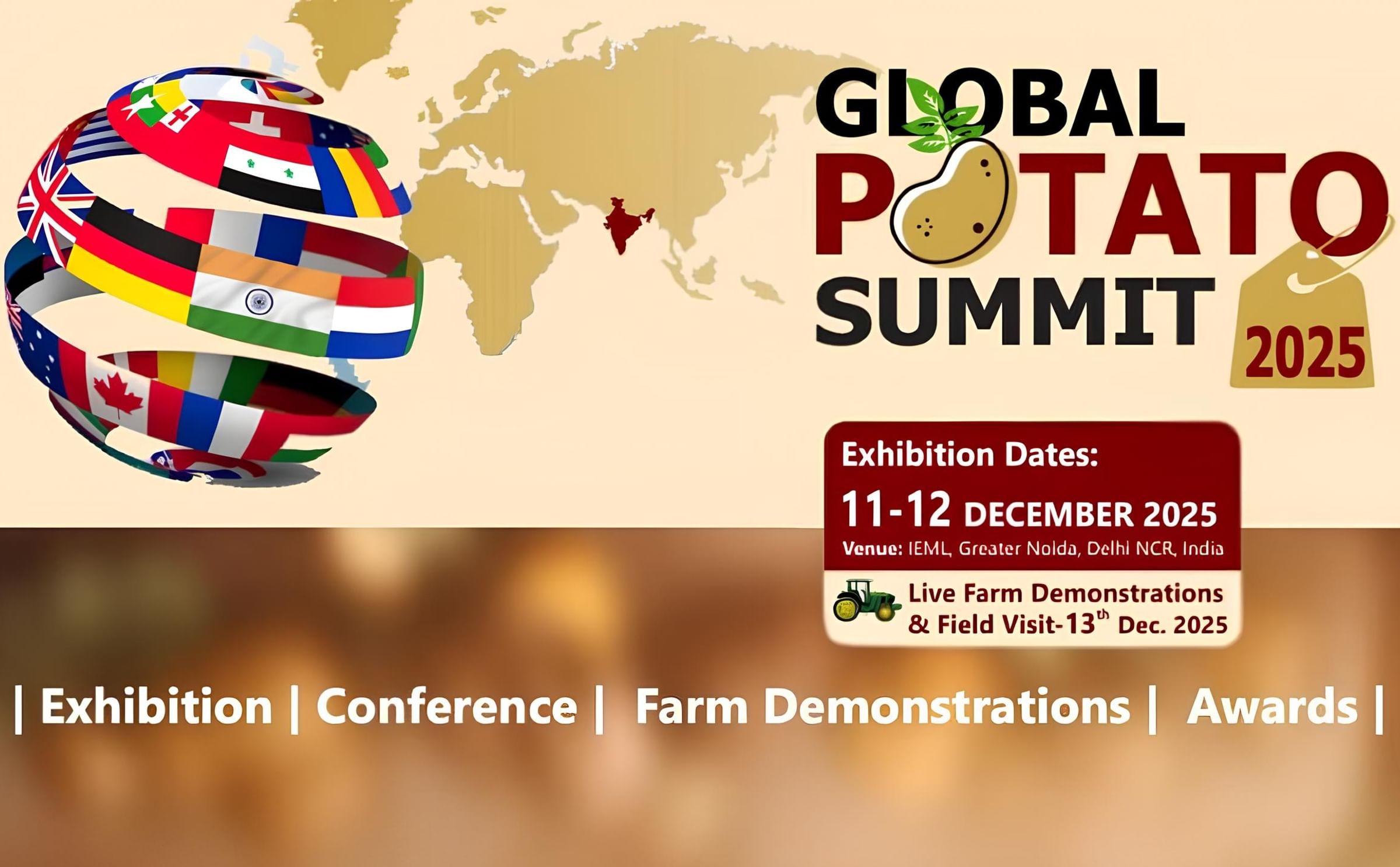  Global Potato Summit 2025 in Greater Noida, India.