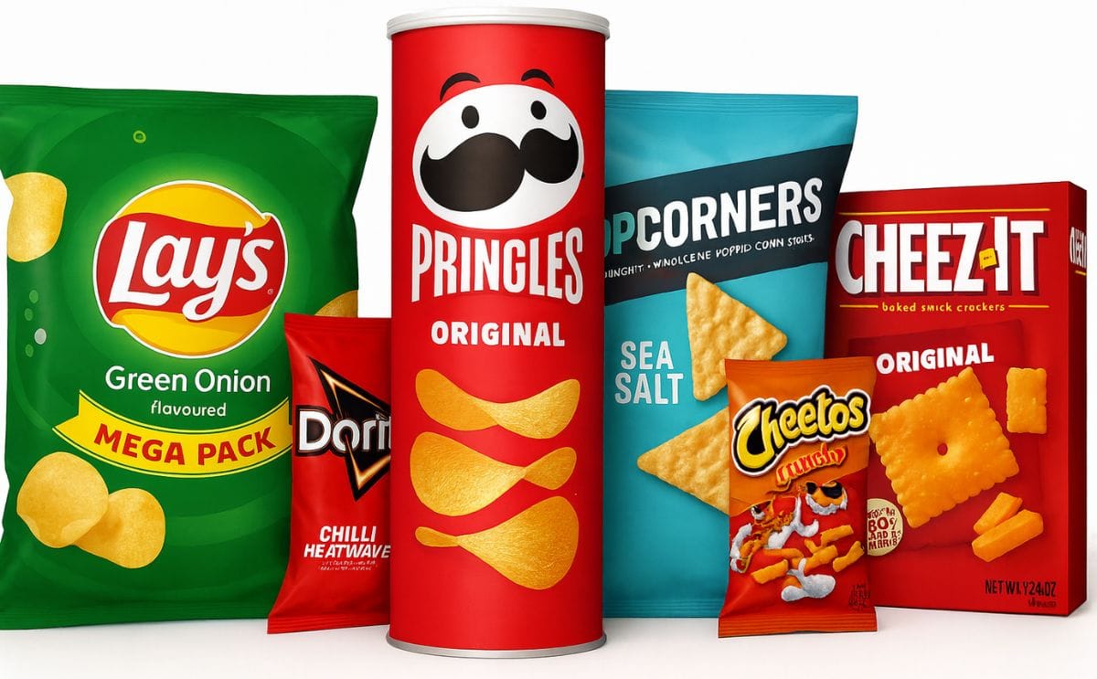 A range of well-known snack products that become part of the expanded Mars Snacking business