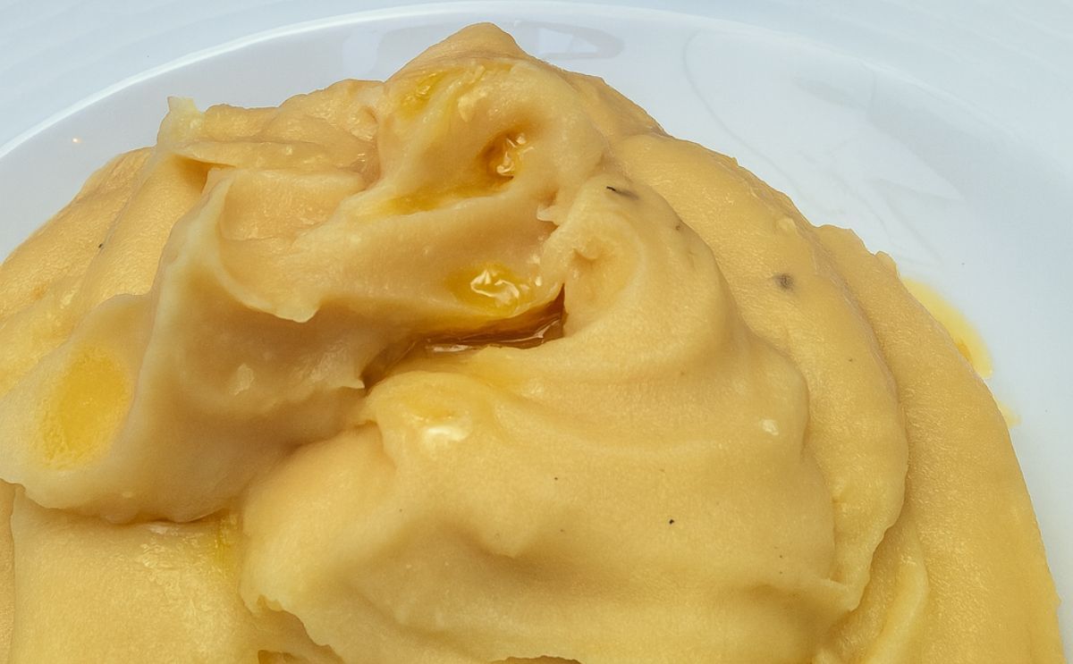 Mashed potato with truffle oil