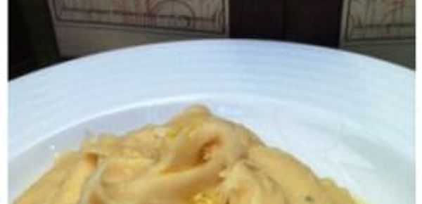  Mashed potato with truffle oil