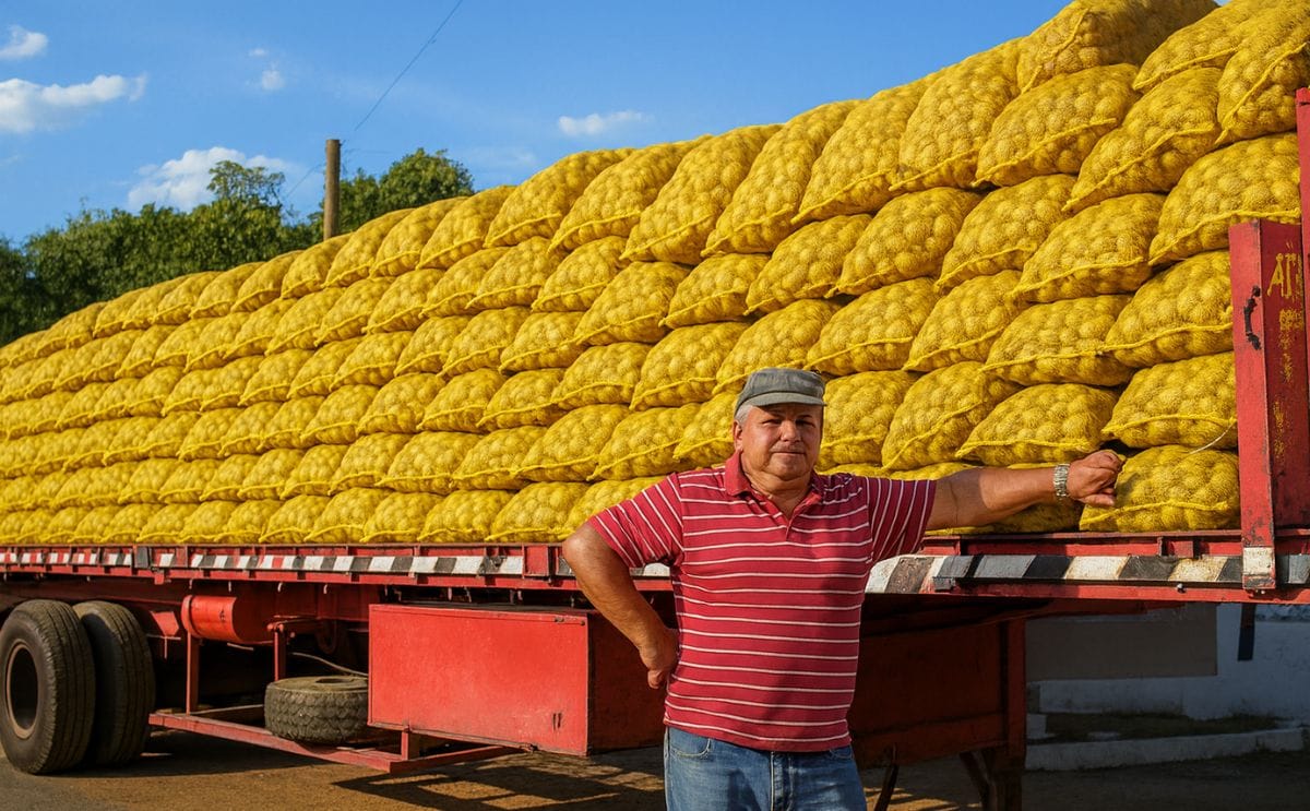Potatoes harvested in the Cuban Province of Matanzas (2012) Potatoes harvested in the Cuban Province of Matanzas (2012)