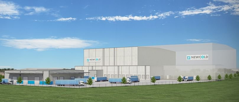 Artist impression of the NewCold cold storage facility (Courtesy: NewCold)