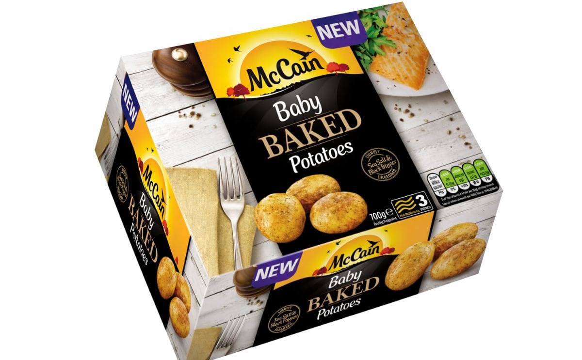 McCain launches baby baked potatoes in the United Kingdom