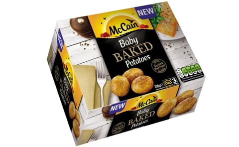 McCain launches baby baked potatoes in the United Kingdom McCain launches baby baked potatoes in the United Kingdom