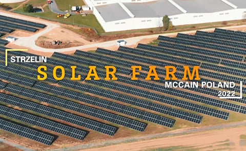 McCain Continental Europe Solar Park in Strzelin, Poland June 2022 McCain Continental Europe Solar Park in Strzelin, Poland June 2022