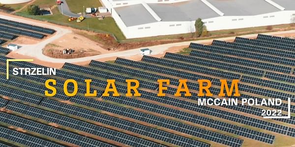 The McCain Polish factory in Strzelin to operate with 100% green electricity : A landmark in McCain’s sustainable transition and renewable electricity journey 