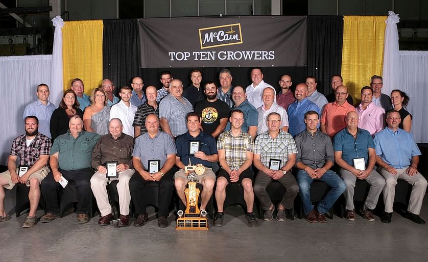Top 10 Group (Grand Falls, New Brunswick)
Front row L-R:  André Levesque, Luc Levesque, Jean-Guy Levesque, Jules Levesque, Marc Thériault, Eric Levesque, Daniel Levesque, Denis Levesque, Edmund Levesque, Luc Côté, Field Department Manager.
Middle ro