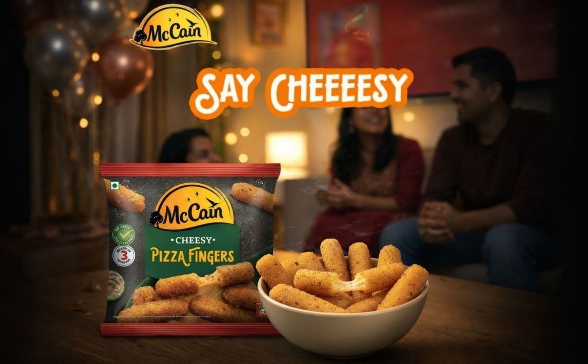 McCain Cheesy Pizza Fingers receives the NIQ BASES Breakthrough Innovation Award 2025 in India.