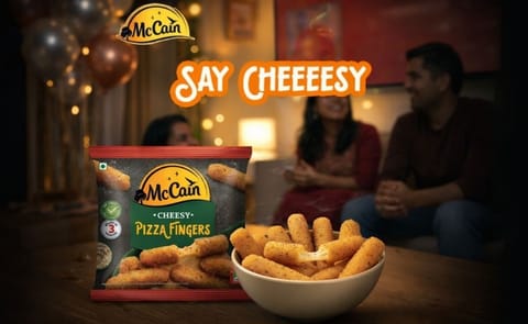 McCain Cheesy Pizza Fingers receives the NIQ BASES Breakthrough Innovation Award 2025 in India. McCain Cheesy Pizza Fingers receives the NIQ BASES Breakthrough Innovation Award 2025 in India.