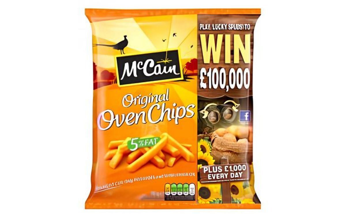 McCain Lucky Spuds packaged Oven Chips McCain Lucky Spuds packaged Oven Chips