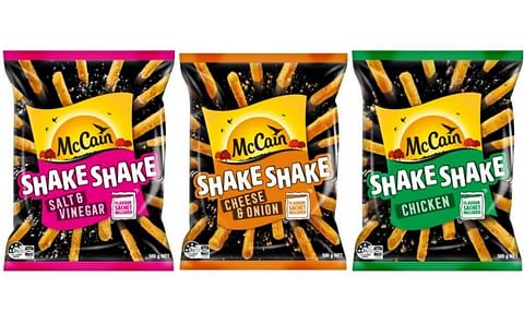 With the new Shake Shake range McCain Foods Australia takes hot potato chips from the side of the plate to the centre of attention, with seasonings never before seen in the frozen chip aisle such as Chicken or Salt & Vinegar.