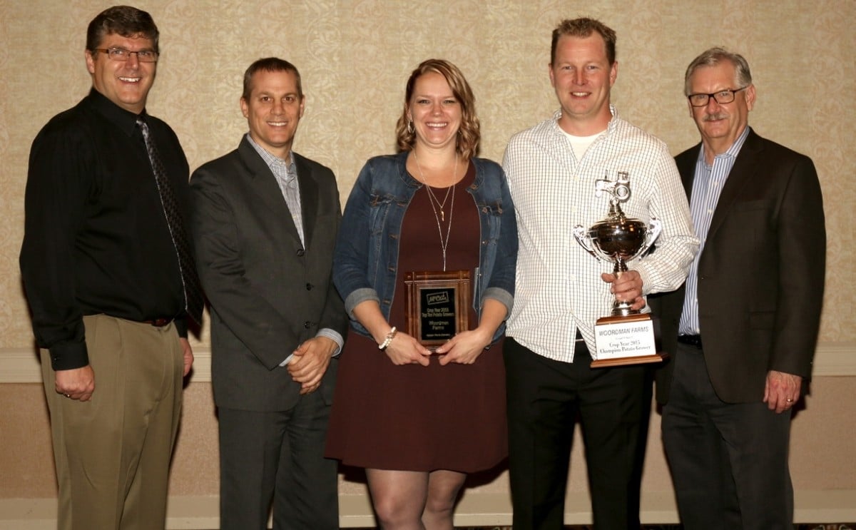 Woordman Farms (Taber) named champion grower of McCain Foods Coaldale Plant Woordman Farms (Taber) named champion grower of McCain Foods Coaldale Plant