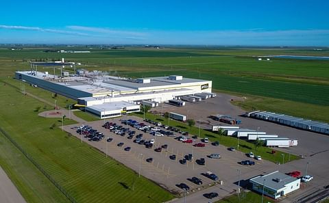 McCain Foods Limited has announced plans to expand its capacity at its plant in Coaldale, Alberta, Canada. Shown above is a recently taken early morning aerial shot of the McCain Foods Coaldale potato processing plant (Courtesy: Skytech Imaging)