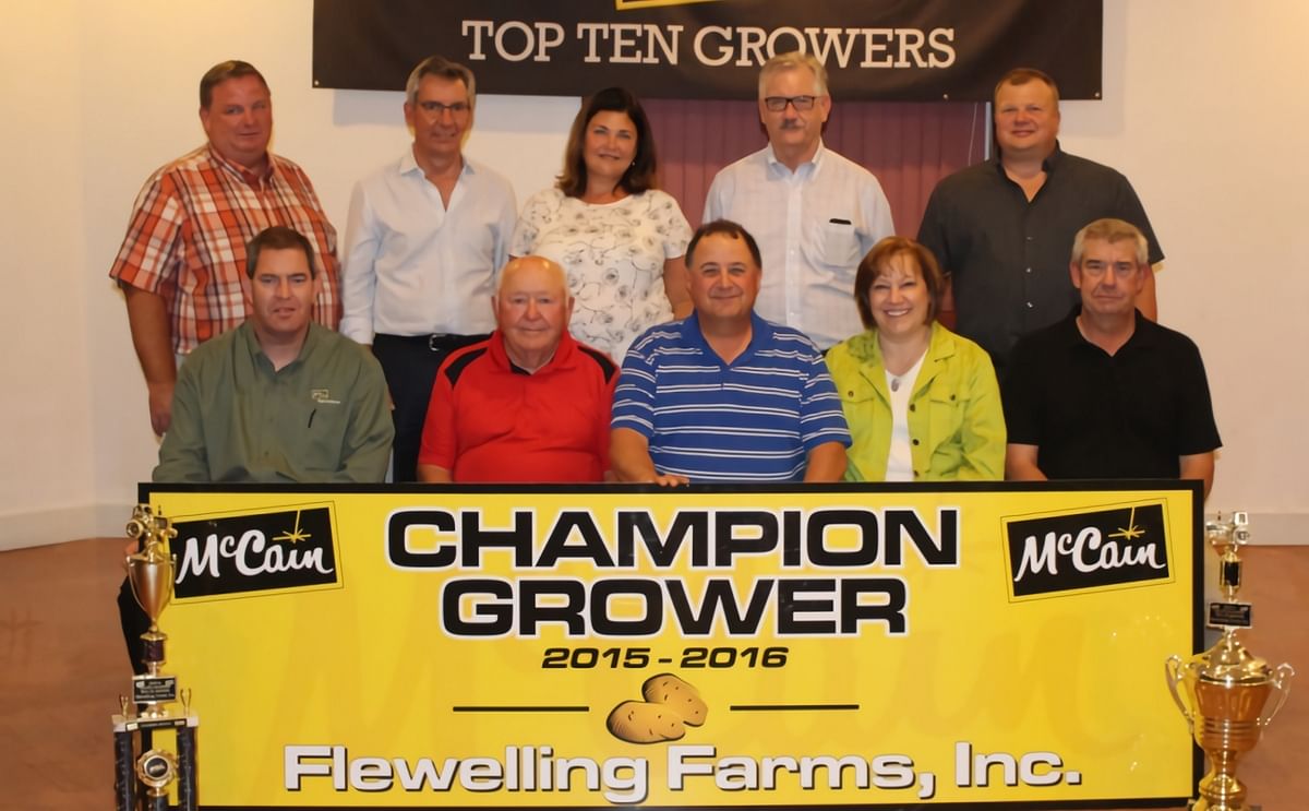 Flewelling Farms named Champion Potato Grower for McCain Foods -Easton, Maine Flewelling Farms named Champion Potato Grower for McCain Foods -Easton, Maine