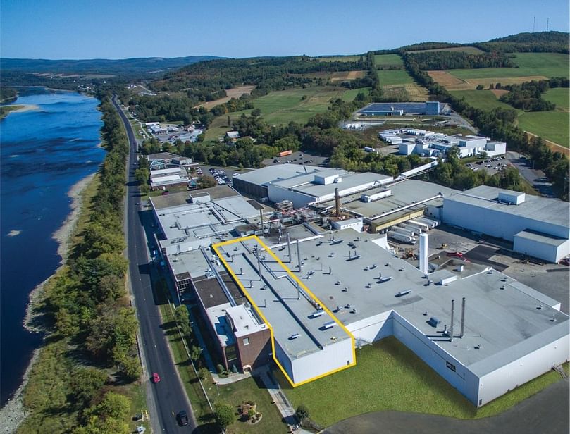 Aerial image of the McCain Foods (Canada) Florenceville-Bristol Potato Processing facilities after the latest addition (indicated in yellow) Aerial image of the McCain Foods (Canada) Florenceville-Bristol Potato Processing facilities after the latest addition (indicated in yellow)