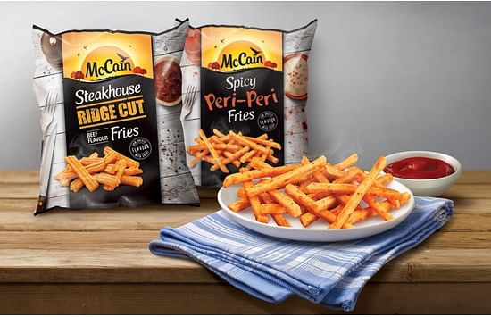 McCain Steakhouse Ridge Cut Fries and McCain Spicy Peri-Peri Fries: specifically targeting adults