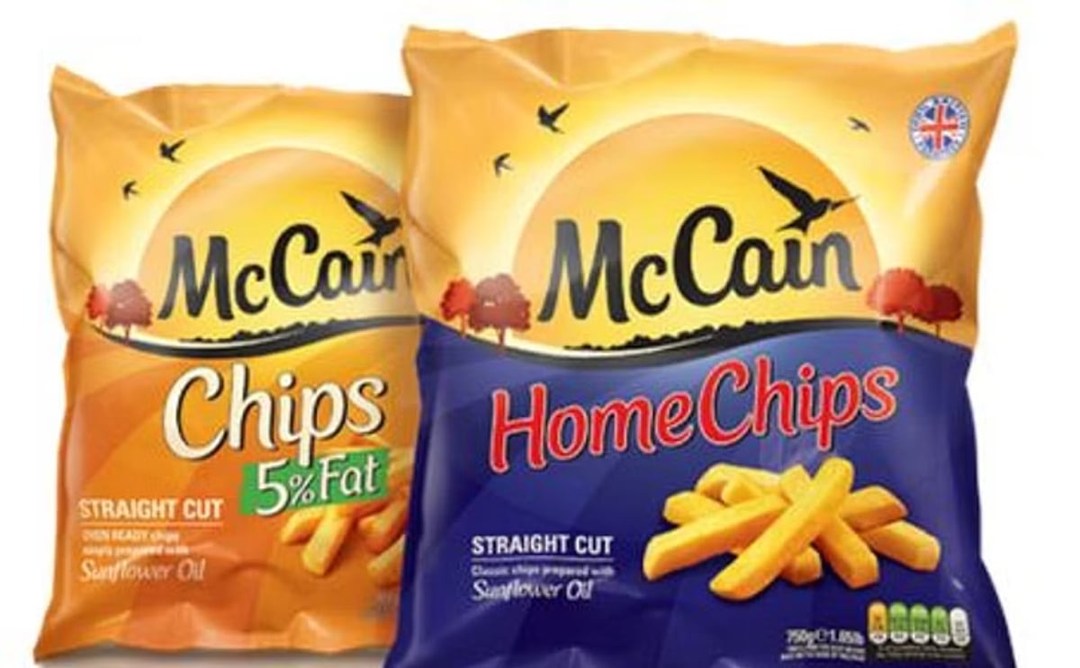 McCain Foods GB New branding McCain Foods GB New branding