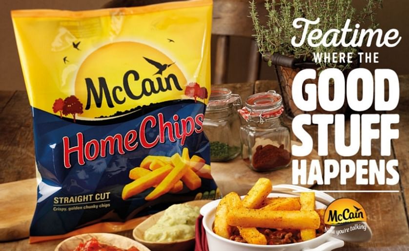 Imaging part of a marketing initiative of McCain Foods (GB) Limited to shine a spotlight on modern, midweek family teas