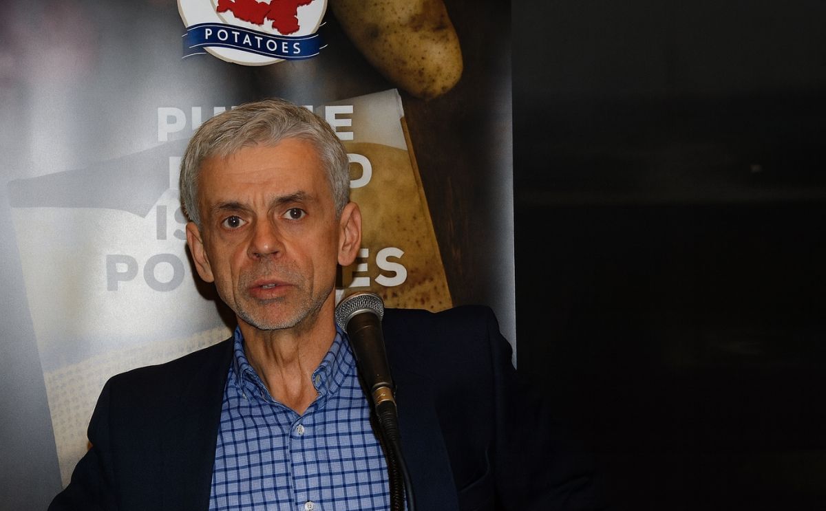 McCain Foods Global Vice President for Agronomy Ghislain Pelletier shared his vision for the future of the potato industry with Island growers during the recent annual meeting of the PEI Potato Board.