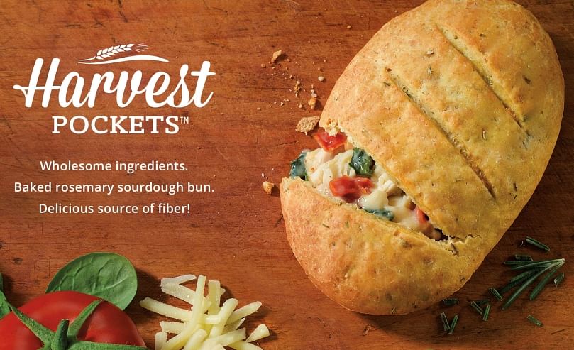 Harvest Pockets – the perfect balance of mouth-watering flavours and wholesome ingredients in a delicious rosemary sourdough pocket. Available in Roasted Chicken, Chicken Alfredo and Three Cheese and Spinach recipes.