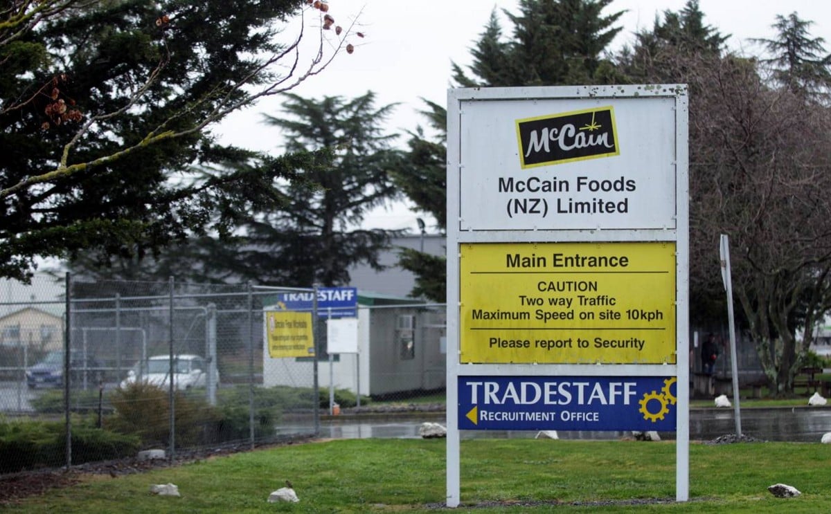 McCain Foods (NZ) Limited -Hastings (Courtesy Hawke's Bay Today/Paul Taylor) McCain Foods (NZ) Limited -Hastings (Courtesy Hawke's Bay Today/Paul Taylor)