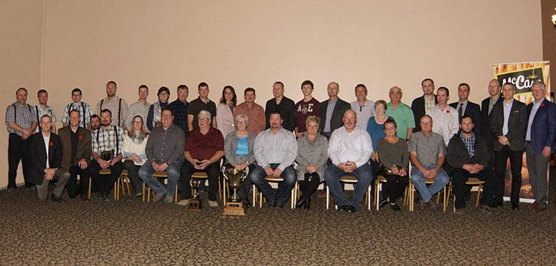 Click through to the enlarged version of this photo for names and companies.
